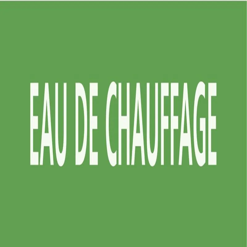 Panneau EAU DE CHAUFFAGE 312x52mm (10 Taliaplast 730813