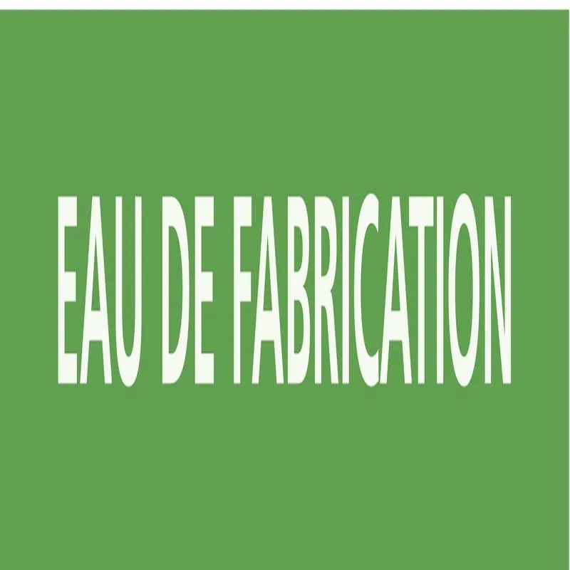 Panneau EAU DE FABRICATION 156x26mm (2 Taliaplast 732142