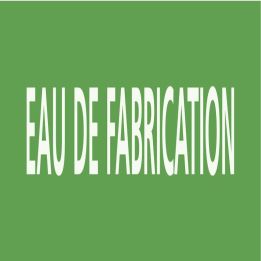 Panneau EAU DE FABRICATION 312x52mm (1 Taliaplast 730142