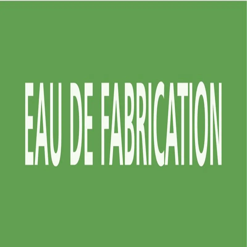 Panneau EAU DE FABRICATION 312x52mm (1 Taliaplast 730142