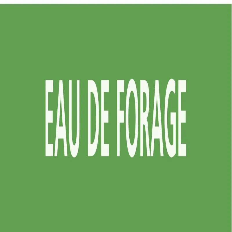 Panneau EAU DE FORAGE 156X26 MARQUAGE Taliaplast 732143