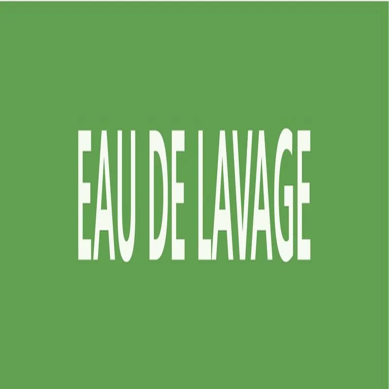 Panneau EAU DE LAVAGE 312x52mm (10 ADH Taliaplast 730144