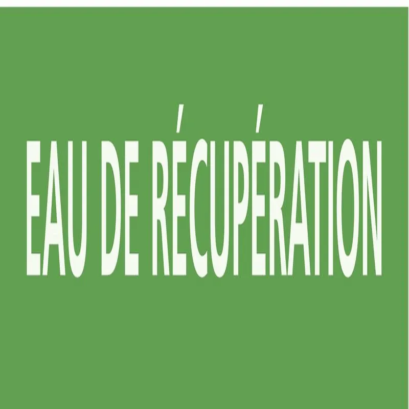 Panneau EAU RECUPERATION 156X26 MARQUA Taliaplast 732146