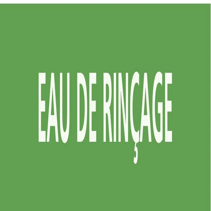 Panneau EAU DE RINÇAGE 156x26mm (20 AD Taliaplast 732148