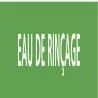 Panneau EAU DE RINÇAGE 156x26mm (20 AD Taliaplast 732148