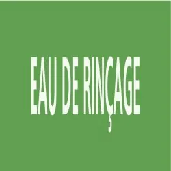 Panneau EAU DE RINÇAGE 312x52mm (10 AD Taliaplast 730148