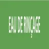 Panneau EAU DE RINÇAGE 312x52mm (10 AD Taliaplast 730148