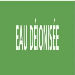 Panneau EAU DÉIONISÉE 222x37mm (20 ADH Taliaplast 731155