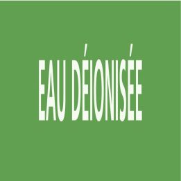 Panneau EAU DÉIONISÉE 312x52mm (10 ADH Taliaplast 730155