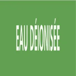 Panneau EAU DÉIONISÉE 312x52mm (10 ADH Taliaplast 730155