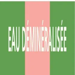 Panneau EAU DEMINERALISEE 156X26 MARQU Taliaplast 732156