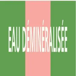 Panneau EAU DÉMINÉRALISÉE 222x37mm (20 Taliaplast 731156