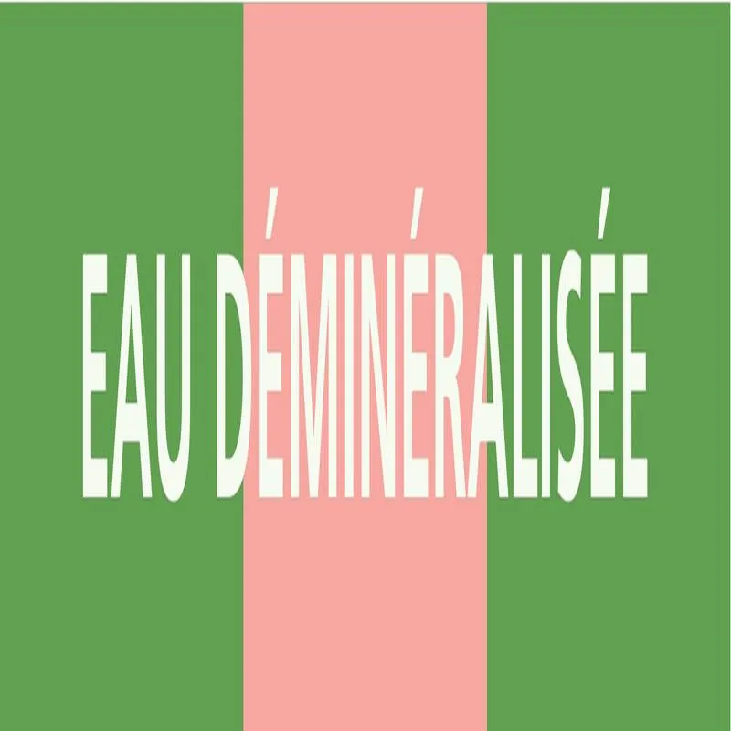 Panneau EAU DEMINERALIS. 312X52 MARQUA Taliaplast 730156