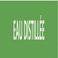 Panneau EAU DISTILLÉE 222x37mm (20 ADH Taliaplast 731159