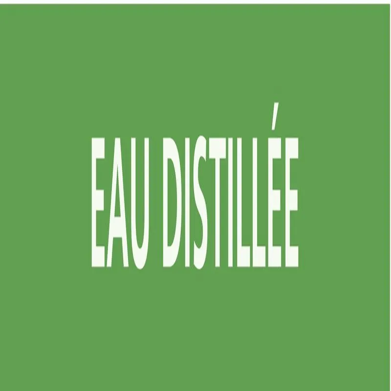 Panneau EAU DISTILLÉE 222x37mm (20 ADH Taliaplast 731159