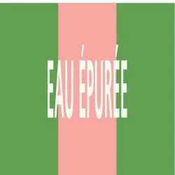Panneau EAU ÉPURÉE 156x26mm (20 ADHESI Taliaplast 732162