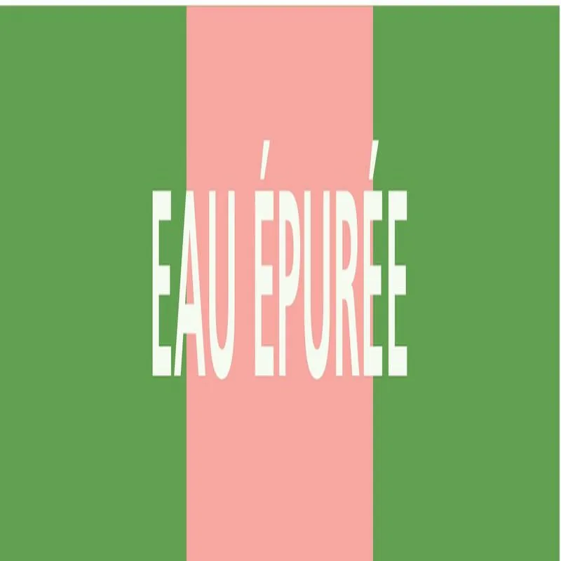 Panneau EAU ÉPURÉE 222x37mm (20 ADHESI Taliaplast 731162