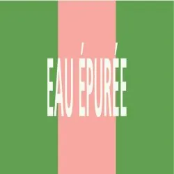 Panneau EAU ÉPURÉE 312x52mm (10 ADHESI Taliaplast 730162