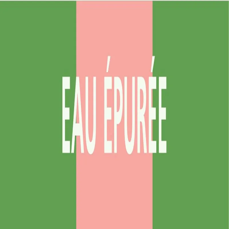 Panneau EAU ÉPURÉE 312x52mm (10 ADHESI Taliaplast 730162