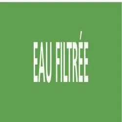 Panneau EAU FILTRÉE 156x26mm (20 ADHES Taliaplast 732163