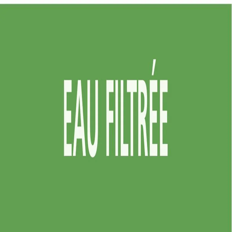 Panneau EAU FILTRÉE 156x26mm (20 ADHES Taliaplast 732163