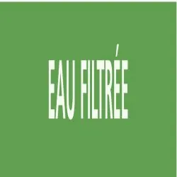 Panneau EAU FILTRÉE 222x37mm (20 ADHES Taliaplast 731163
