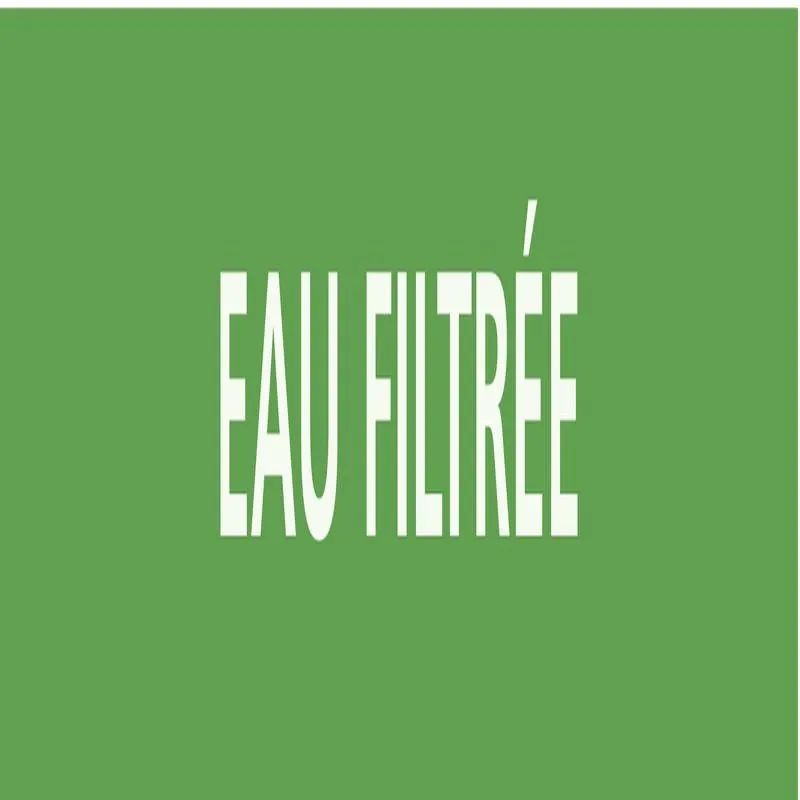 Panneau EAU FILTRÉE 222x37mm (20 ADHES Taliaplast 731163