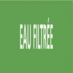 Panneau EAU FILTREE 312X52 MARQUAGE TU Taliaplast 730163