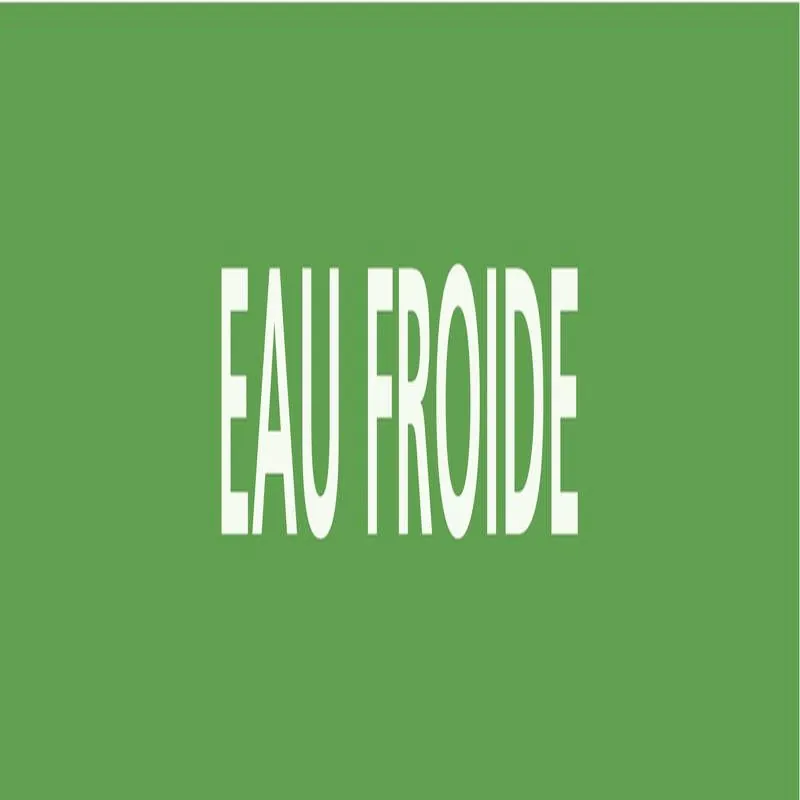 Panneau EAU FROIDE 312X52 MARQUAGE TUY Taliaplast 730165