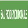 Panneau EAU FROIDE NON POTABLE 156X26 Taliaplast 732168