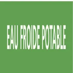 Panneau EAU FROIDE POTABLE 156x26mm (2 Taliaplast 732169