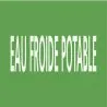 Panneau EAU FROIDE POTABLE 312x52mm (1 Taliaplast 730169