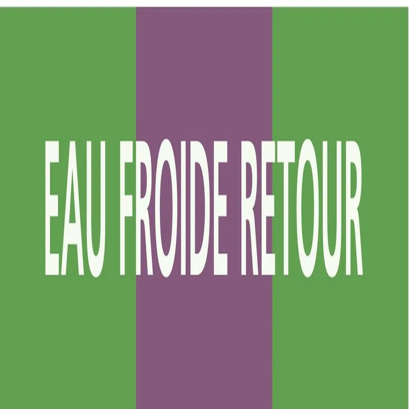 Panneau EAU FROIDE RETOUR 156X26 MARQU Taliaplast 732170