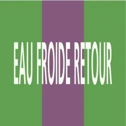 Panneau EAU FROIDE RETOUR 312x52mm (10 Taliaplast 730170