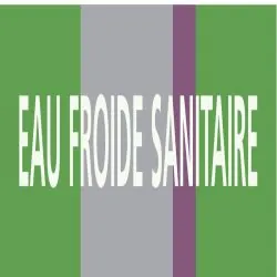 Panneau EAU FROIDE SANITAIRE 156x26mm Taliaplast 732171