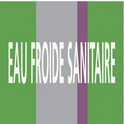 Panneau EAU FROIDE SANITAIRE 222x37mm Taliaplast 731171