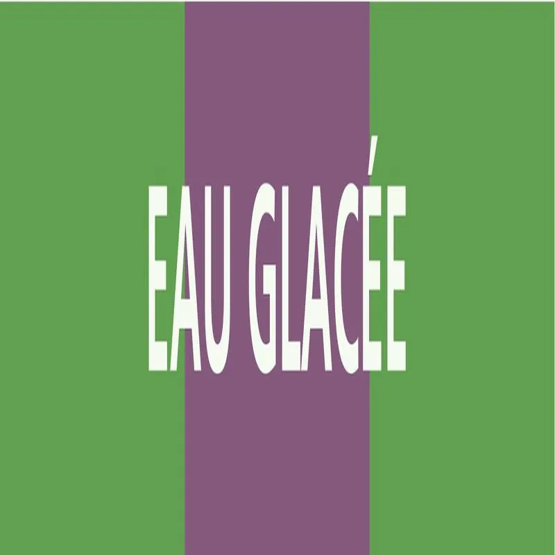 Panneau EAU GLACEE 312X52 MARQUAGE TUY Taliaplast 730172