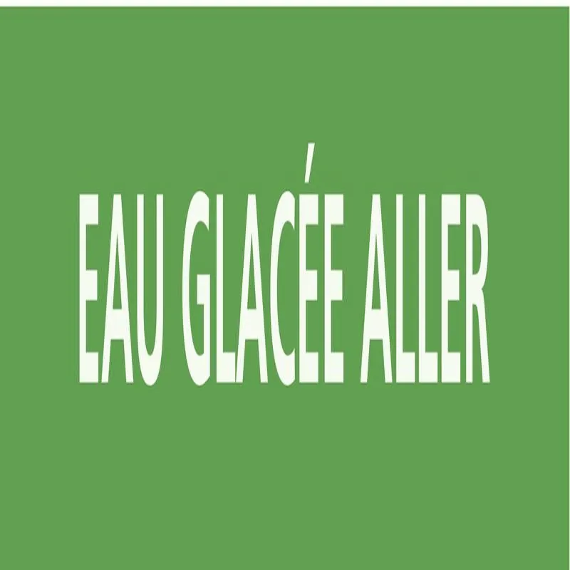 Panneau EAU GLACEE ALLER 222X37 MARQUA Taliaplast 731173
