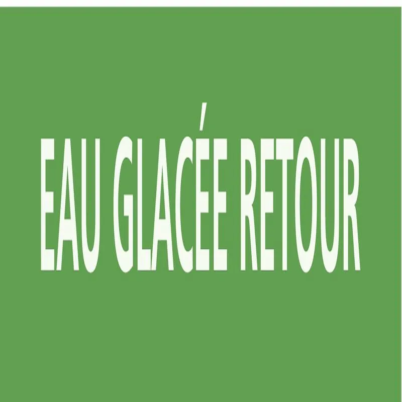 Panneau EAU GLACÉE RETOUR 156x26mm (20 Taliaplast 732174