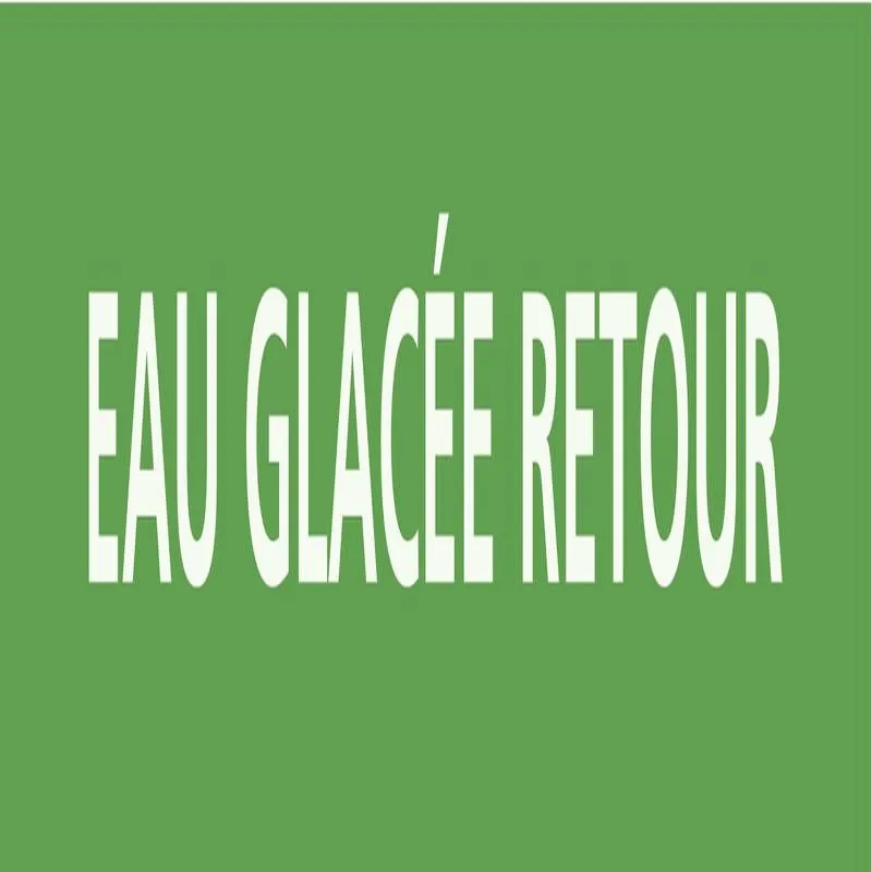 Panneau EAU GLACÉE RETOUR 312x52mm (10 Taliaplast 730174