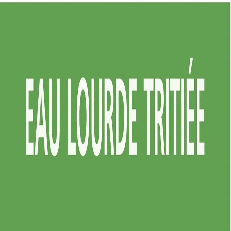 Panneau EAU LOURDE TRITIÉ 222x37mm (20 Taliaplast 731180