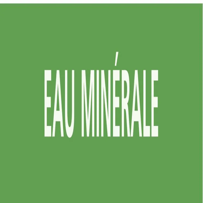 Panneau EAU MINÉRALE 156x26mm (20 ADHE Taliaplast 732181