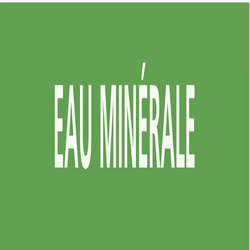 Panneau EAU MINÉRALE 222x37mm (20 ADHE Taliaplast 731181