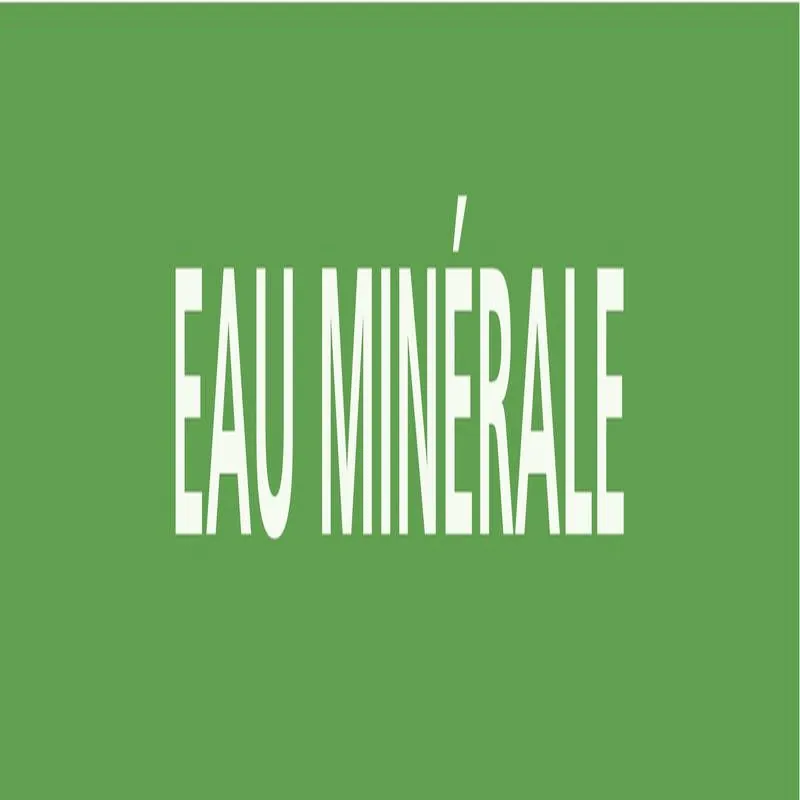 Panneau EAU MINÉRALE 312x52mm (10 ADHE Taliaplast 730181