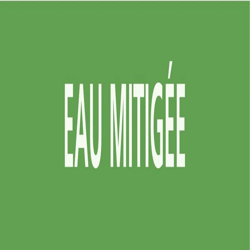 Panneau EAU MITIGÉE 312x52mm (10 ADHES Taliaplast 730182
