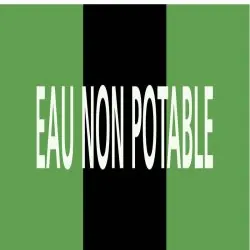 Panneau EAU NON POTABLE 156x26mm (20 A Taliaplast 732815