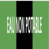 Panneau EAU NON POTABLE 156x26mm (20 A Taliaplast 732815
