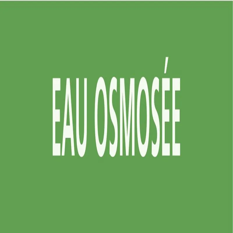 Panneau EAU OSMOSÉE 312x52mm (10 ADHES Taliaplast 730183
