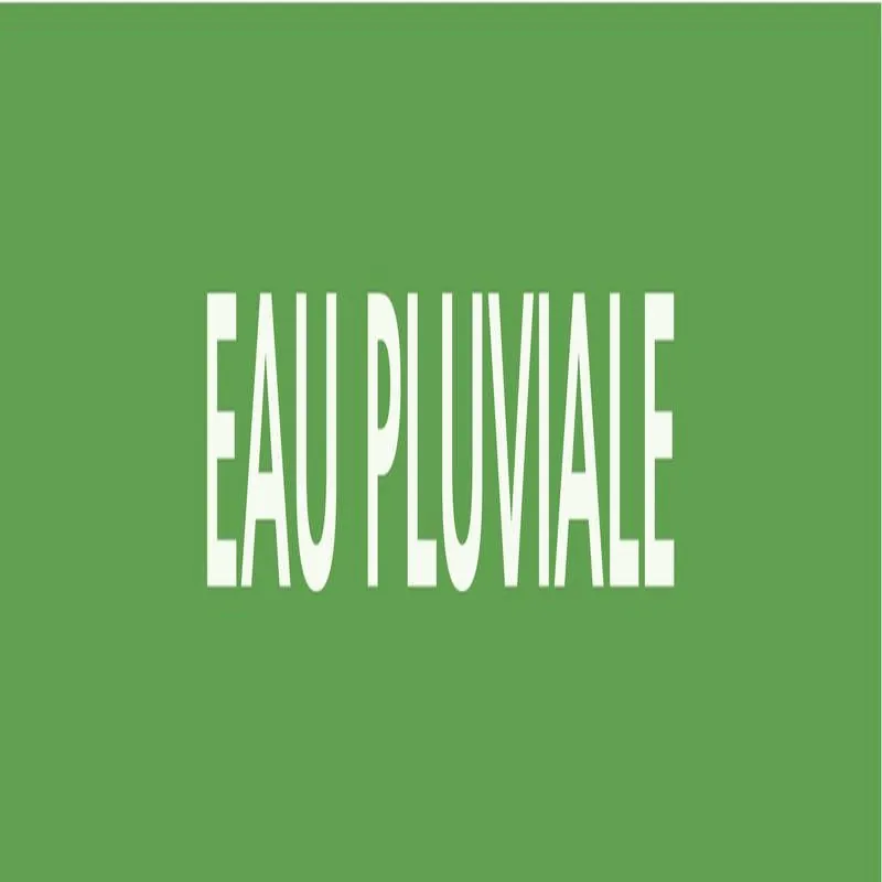 Panneau EAU PLUVIALE 312X52 MARQUAGE T Taliaplast 730184