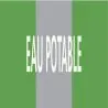 Panneau EAU POTABLE 312x52mm (10 ADHES Taliaplast 730186